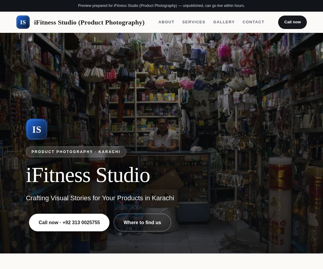 iFitness Studio (Product Photography)