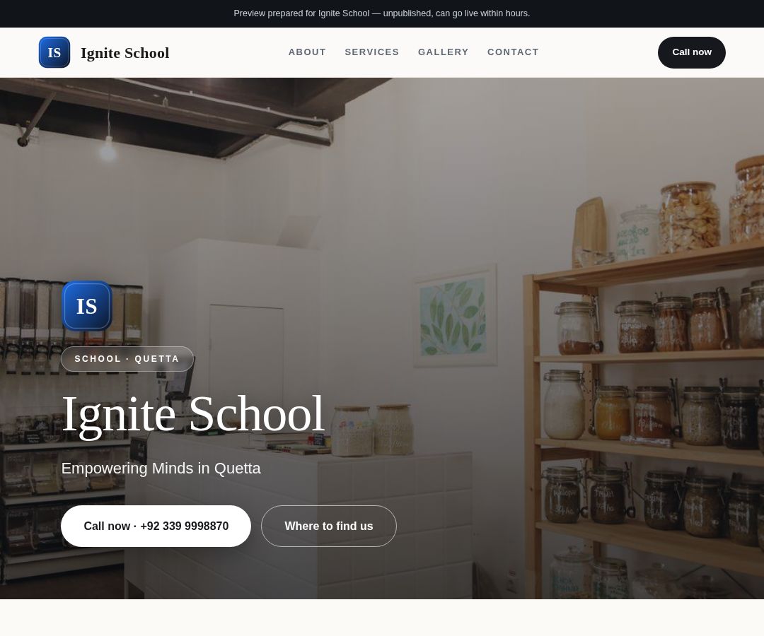 Ignite School