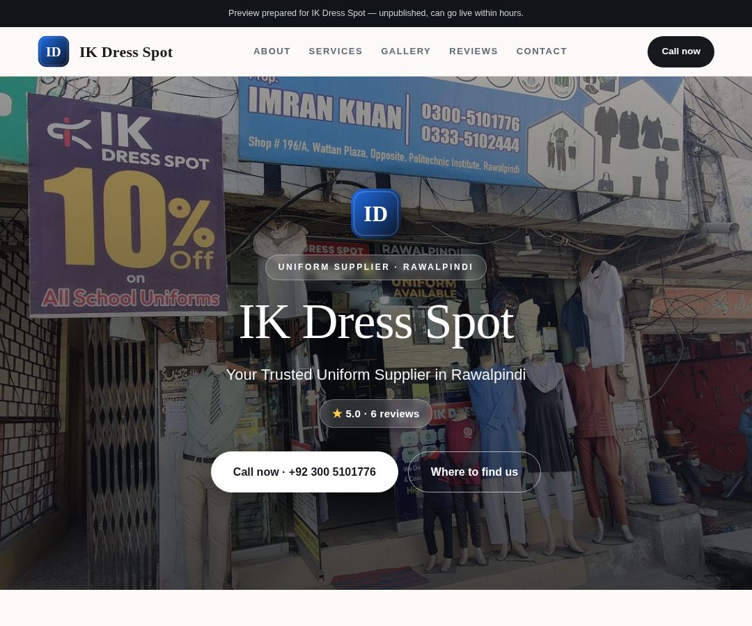 IK Dress Spot