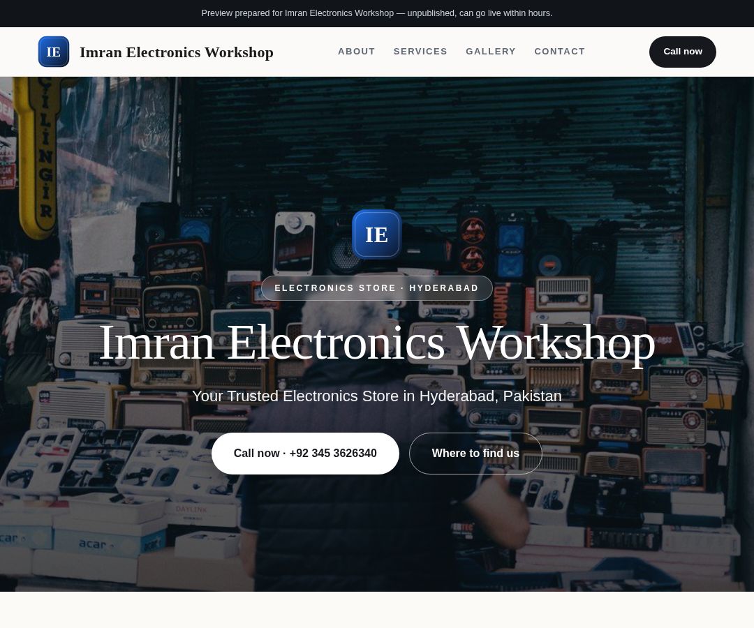 Imran Electronics Workshop