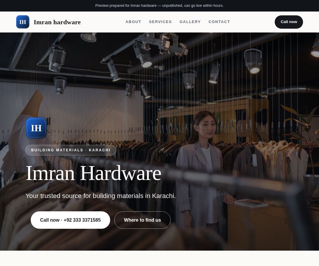 Imran hardware