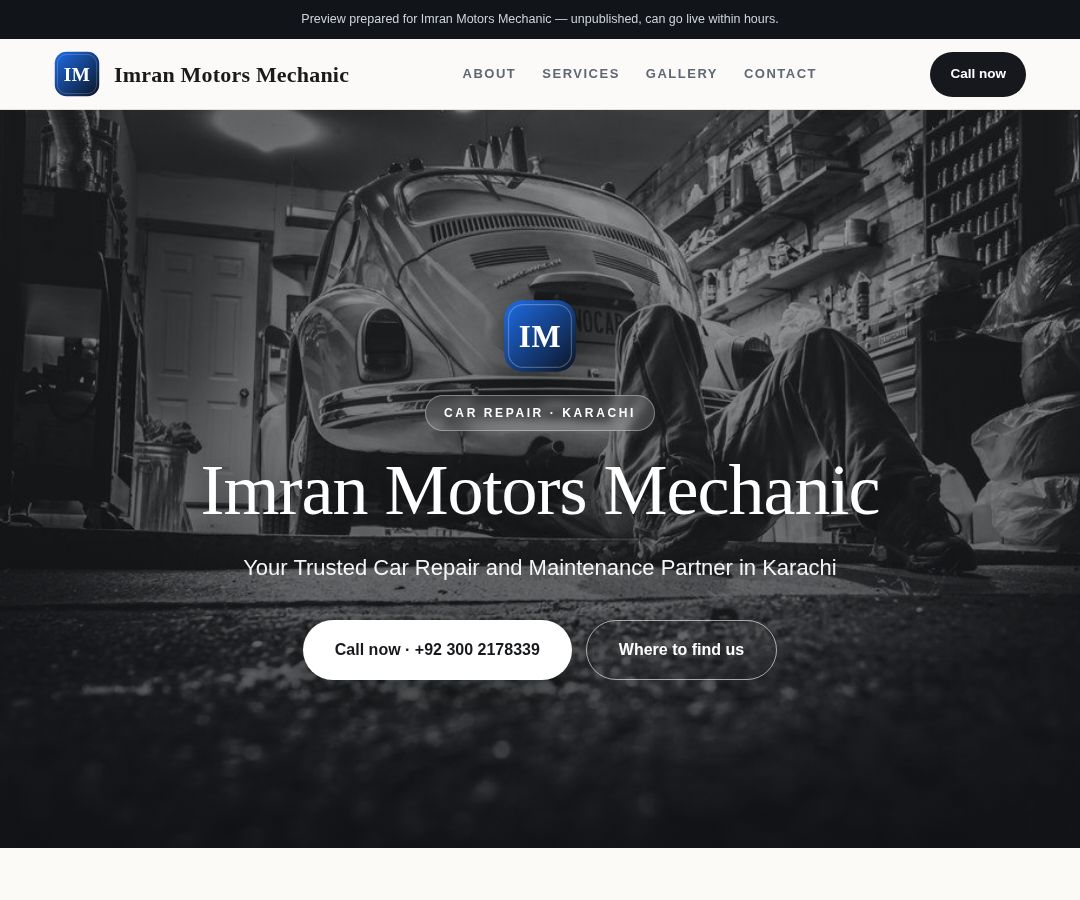 Imran Motors Mechanic