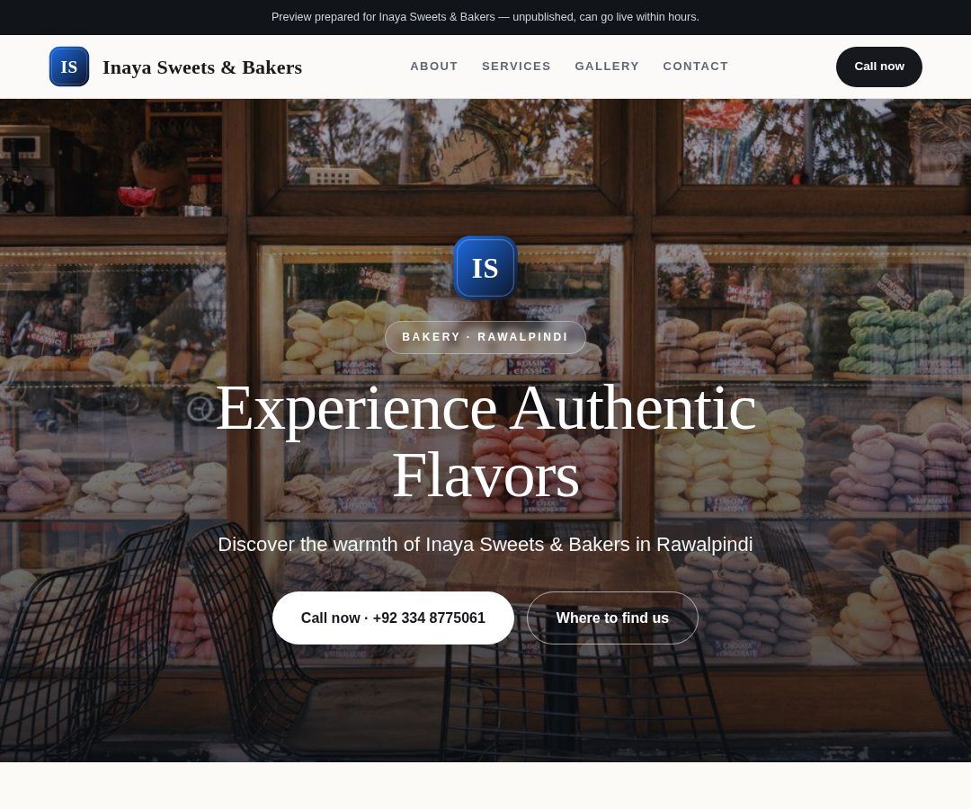 Inaya Sweets & Bakers