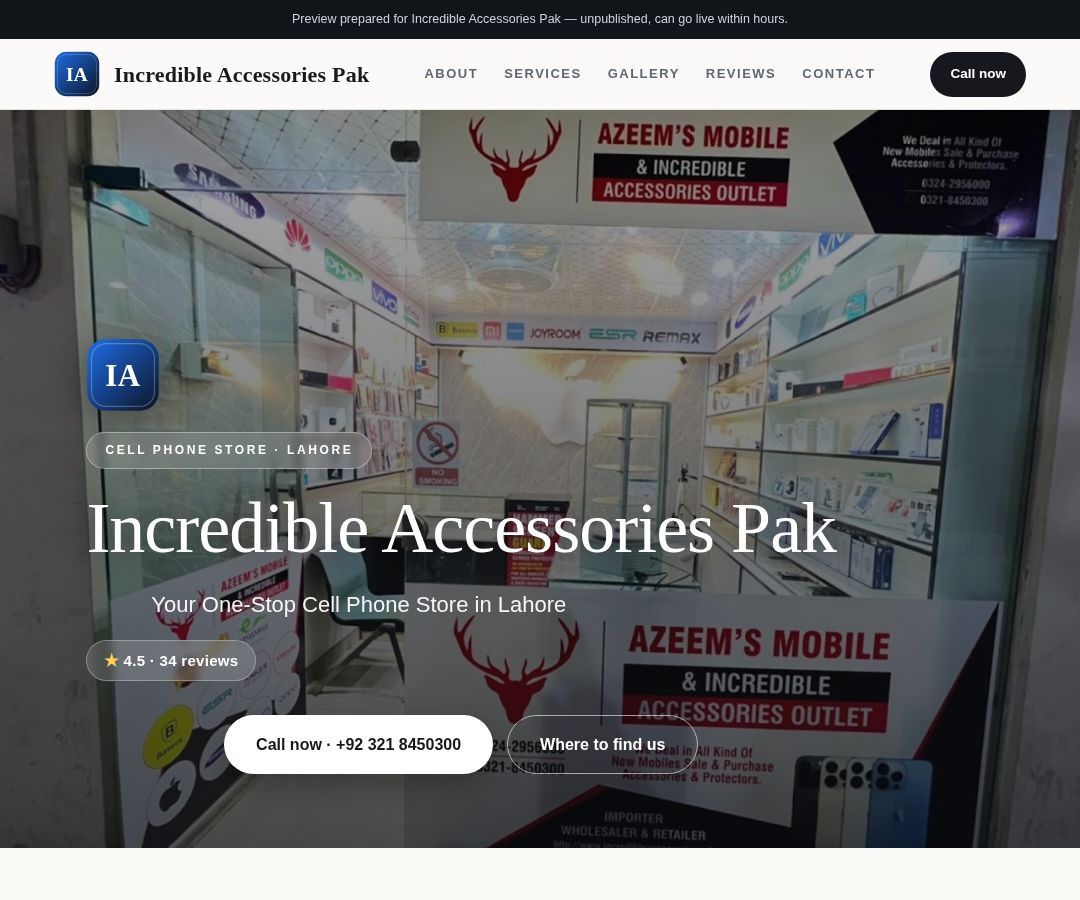 Incredible Accessories Pak