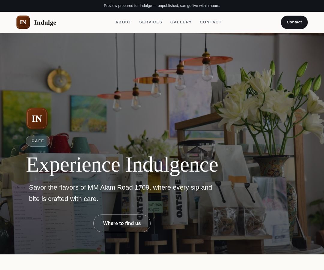 Indulge