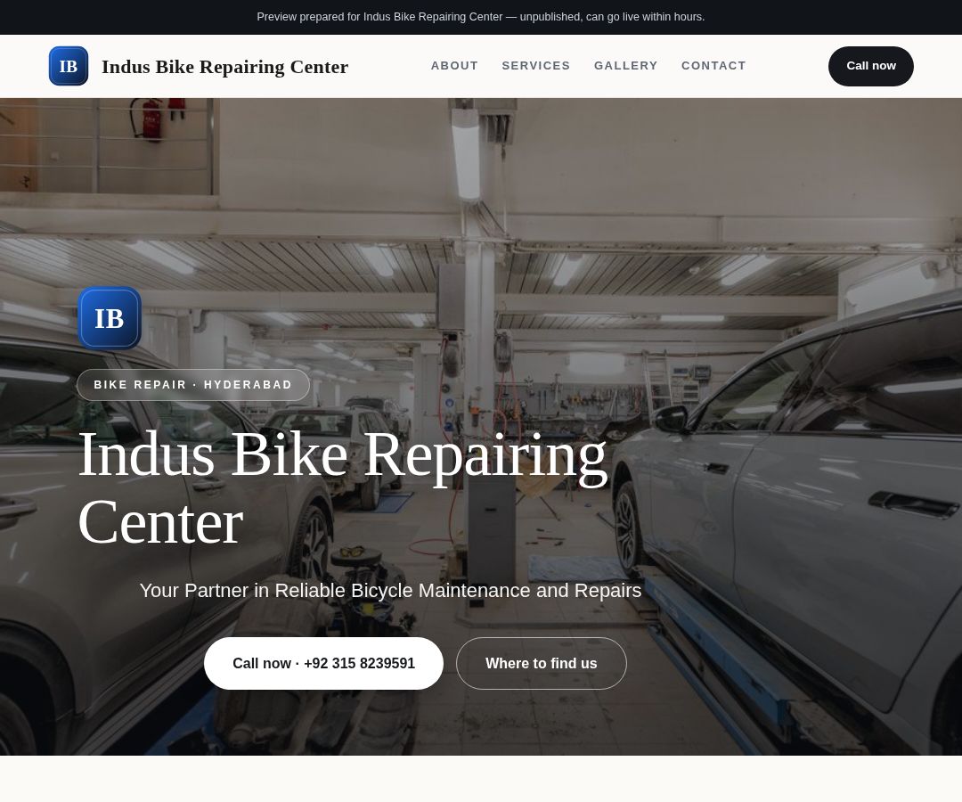 Indus Bike Repairing Center