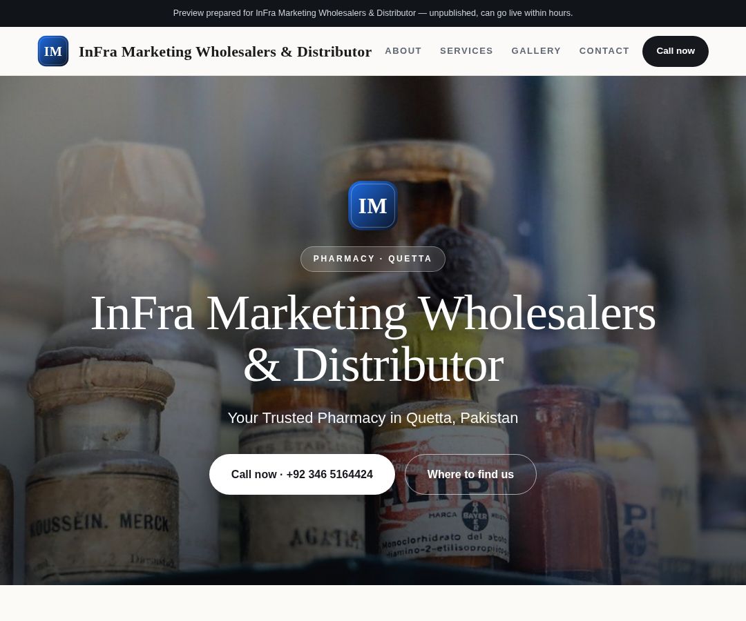 InFra Marketing Wholesalers & Distributor