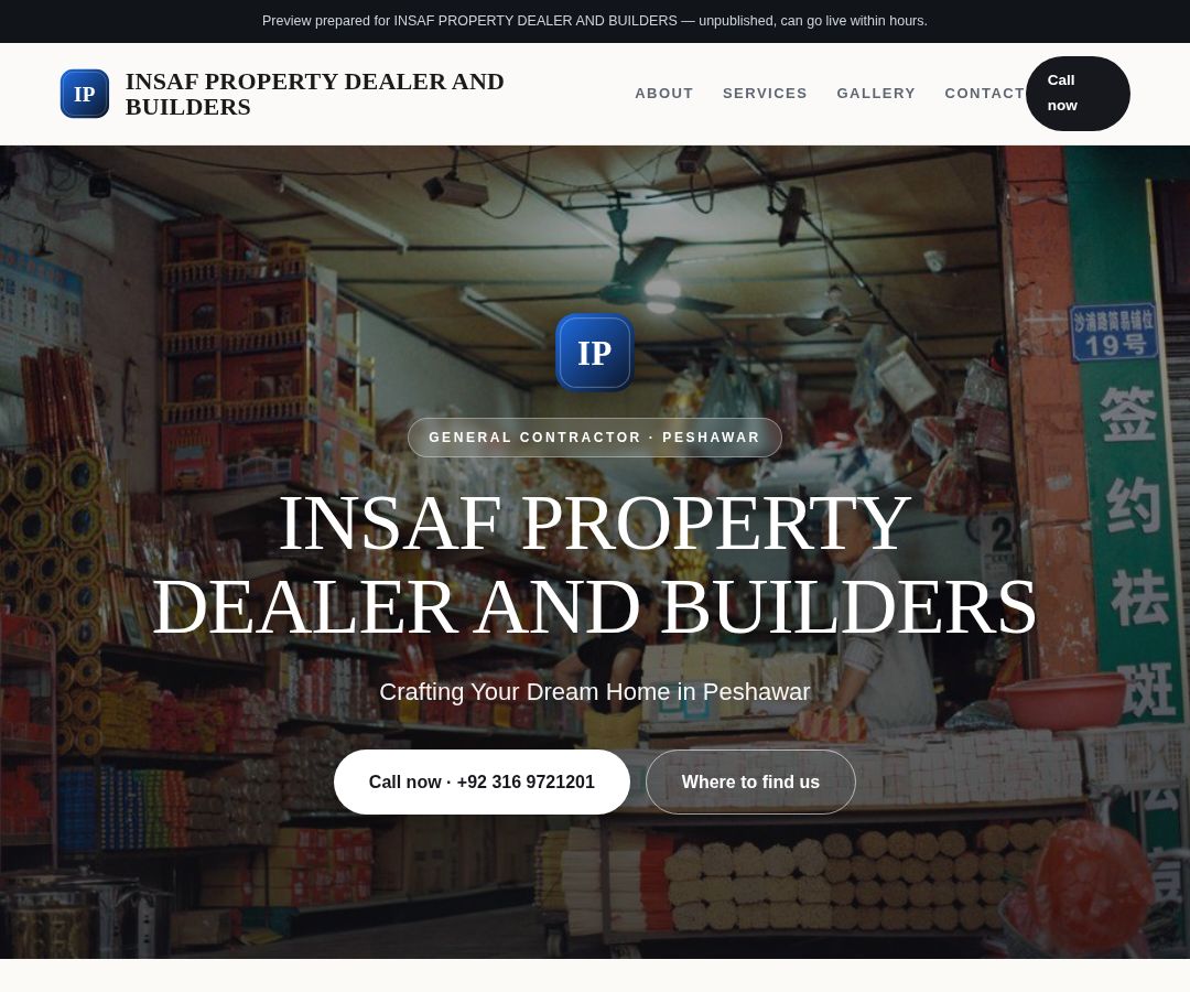 INSAF PROPERTY DEALER AND BUILDERS