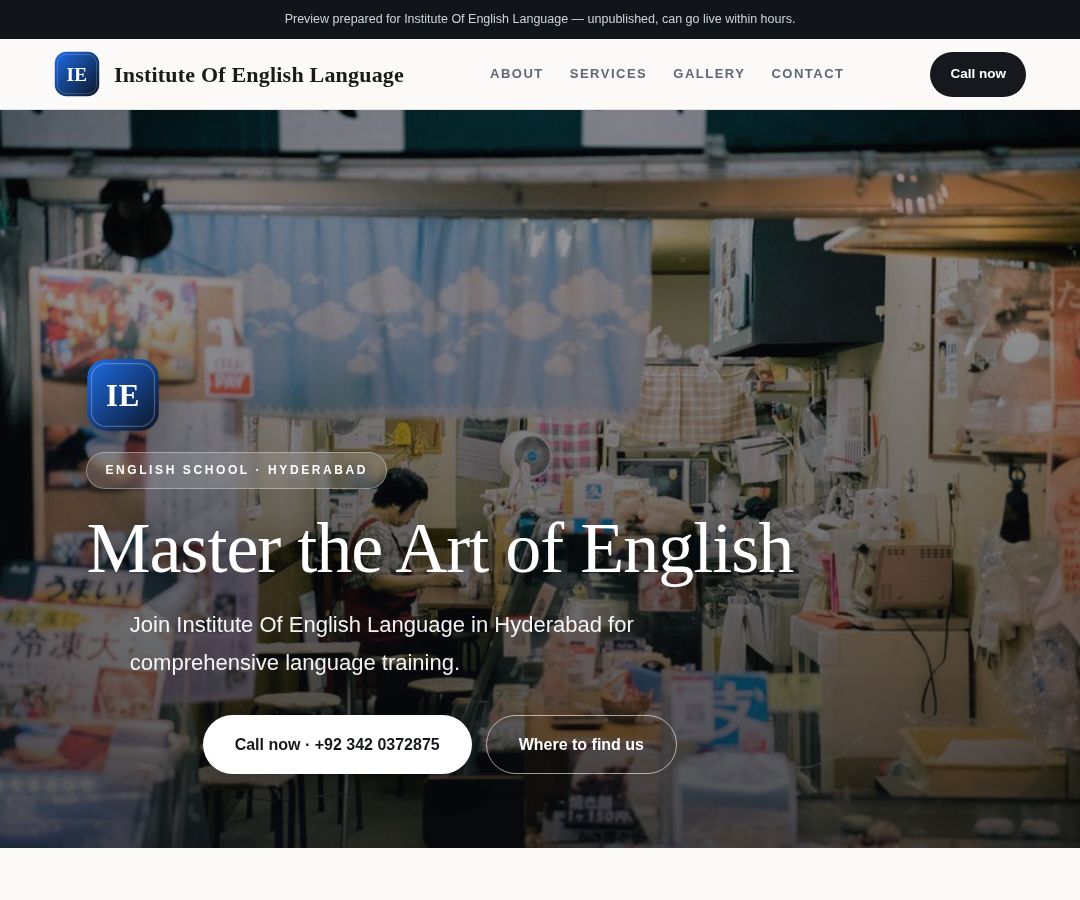 Institute Of English Language