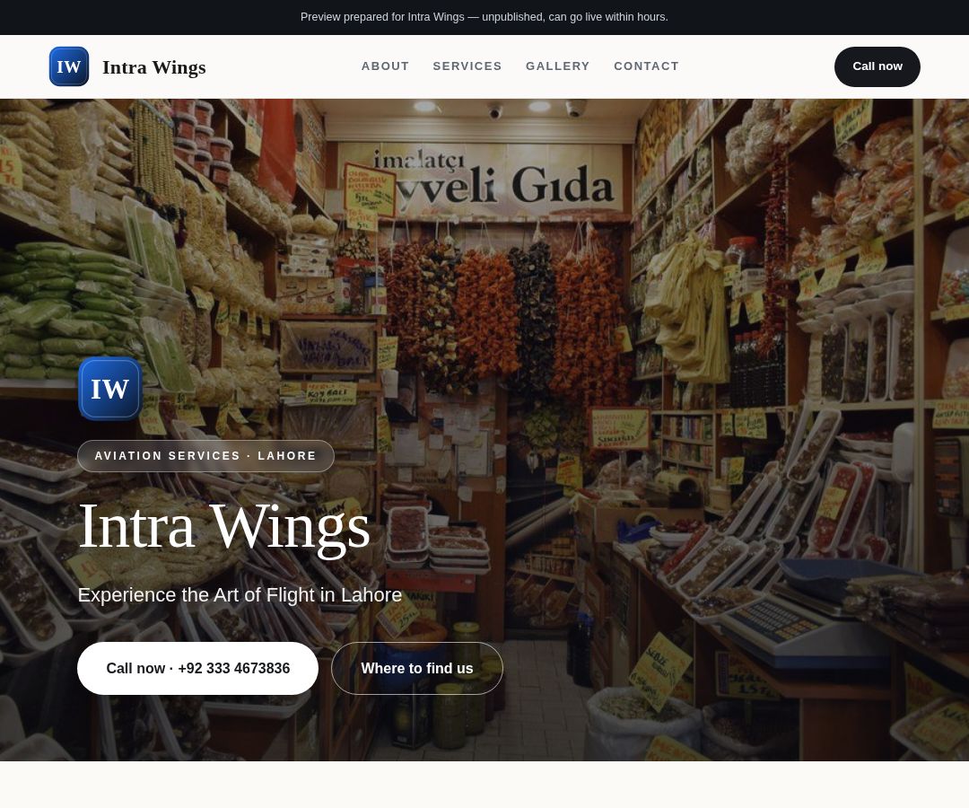 Intra Wings