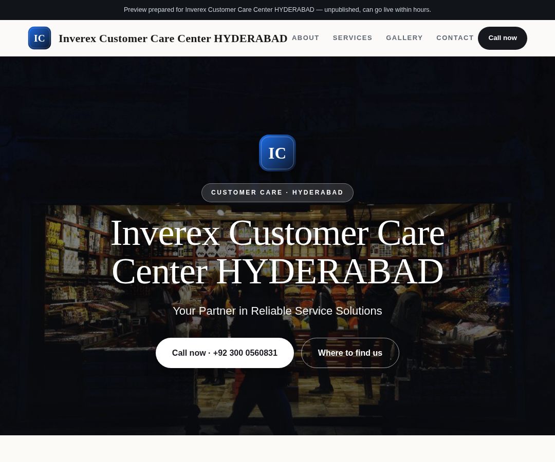Inverex Customer Care Center HYDERABAD