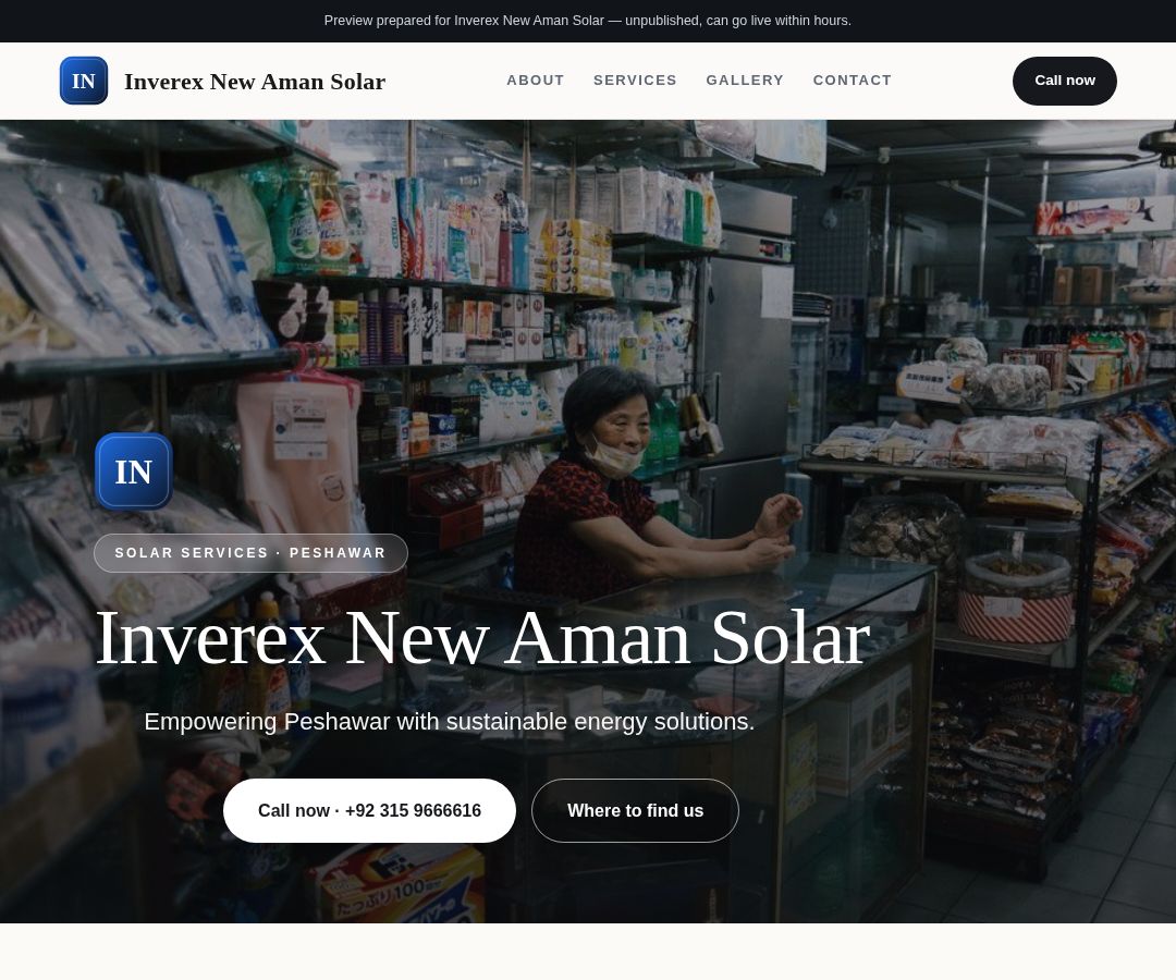 Inverex New Aman Solar