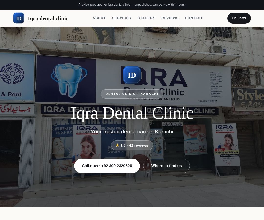 Iqra dental clinic
