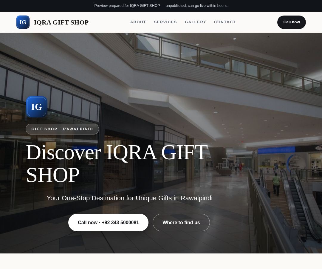 IQRA GIFT SHOP