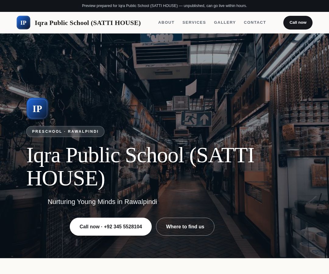 Iqra Public School (SATTI HOUSE)