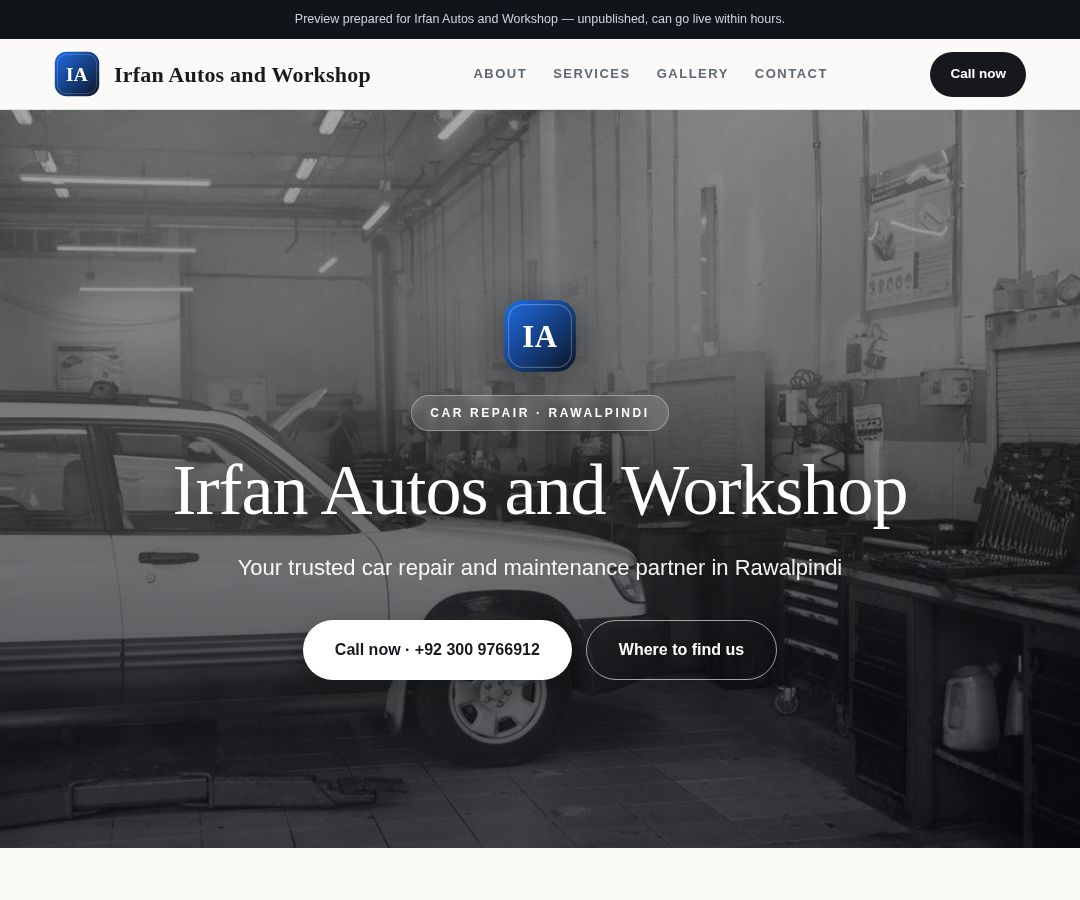 Irfan Autos and Workshop