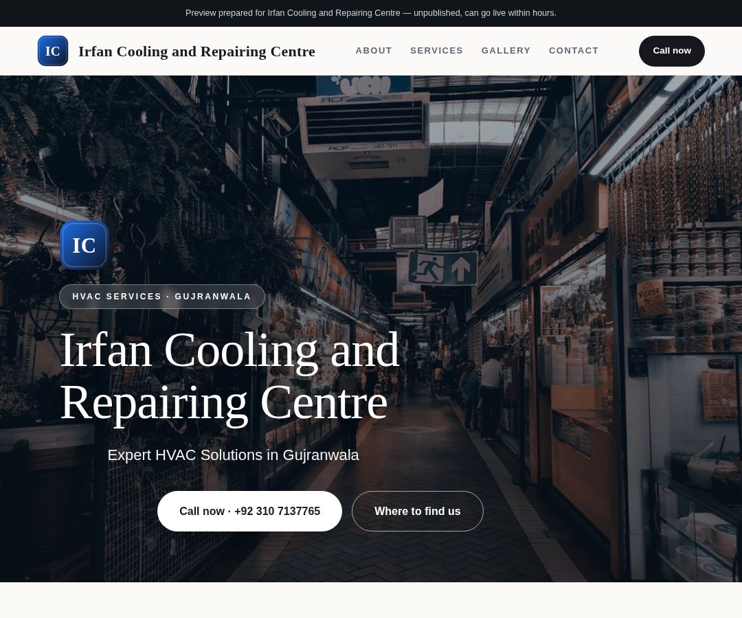 Irfan Cooling and Repairing Centre