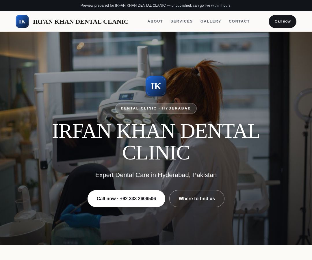 IRFAN KHAN DENTAL CLANIC