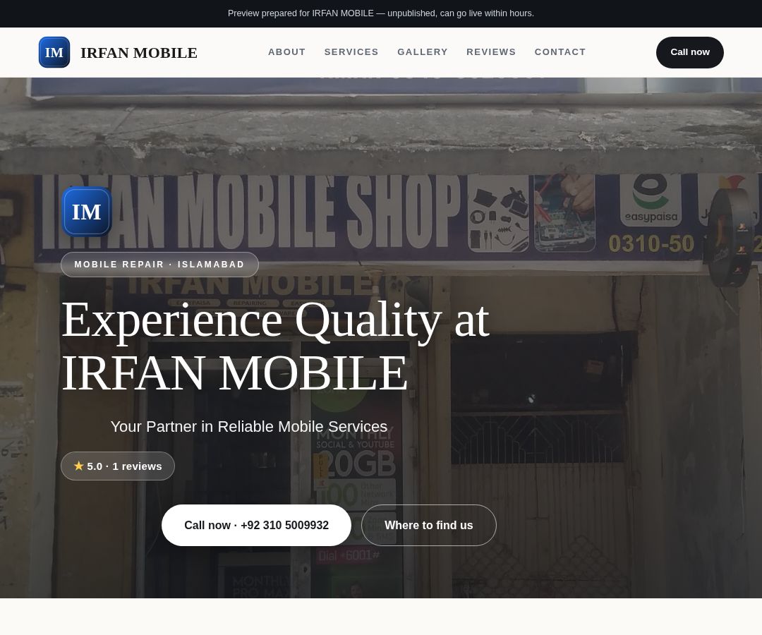 IRFAN MOBILE