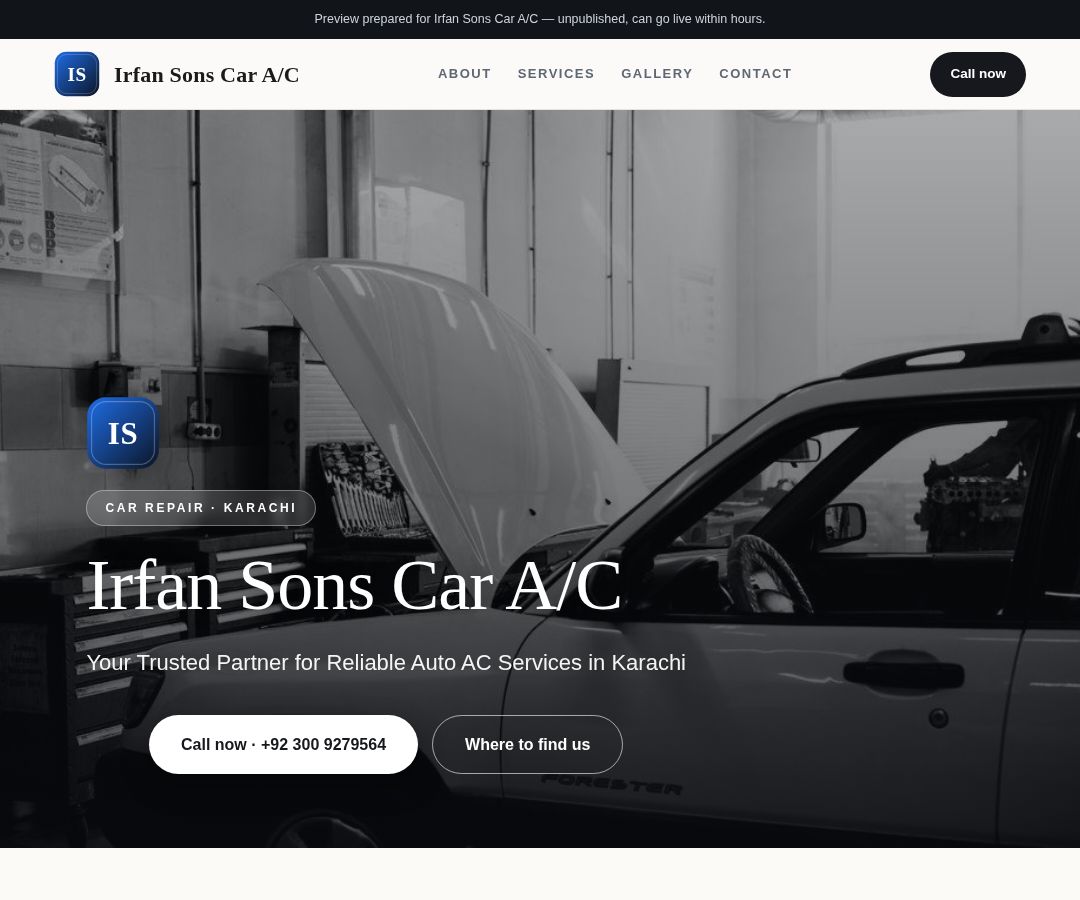 Irfan Sons Car A/C