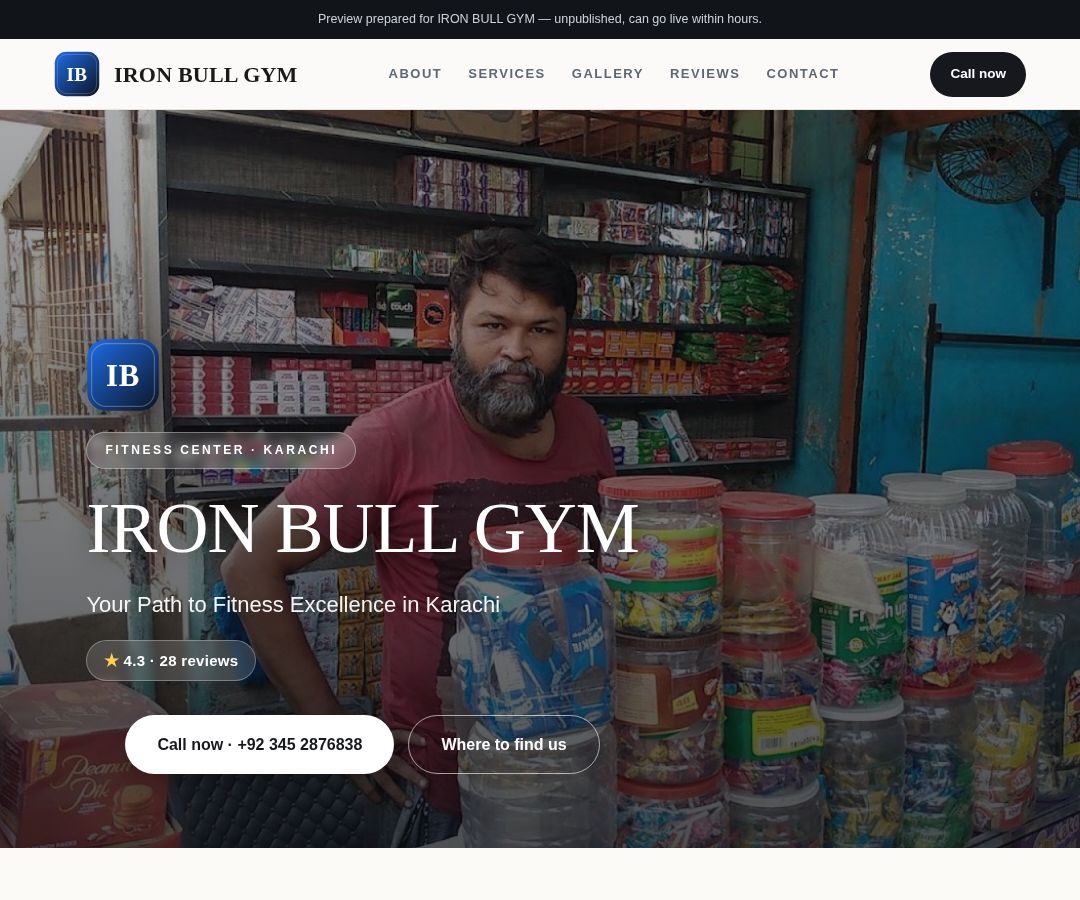 IRON BULL GYM