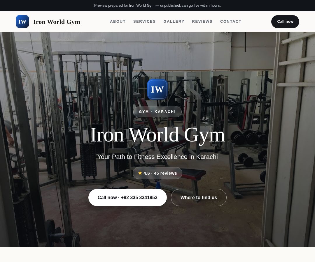 Iron World Gym
