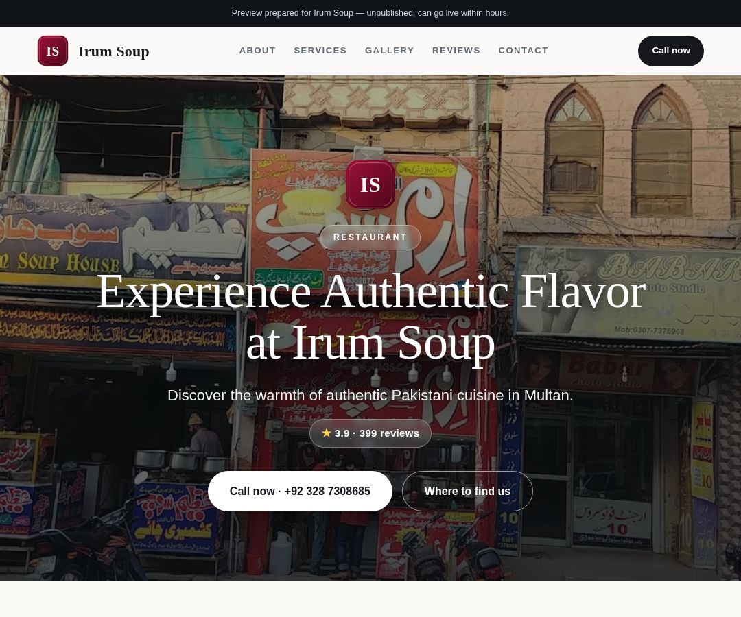 Irum Soup