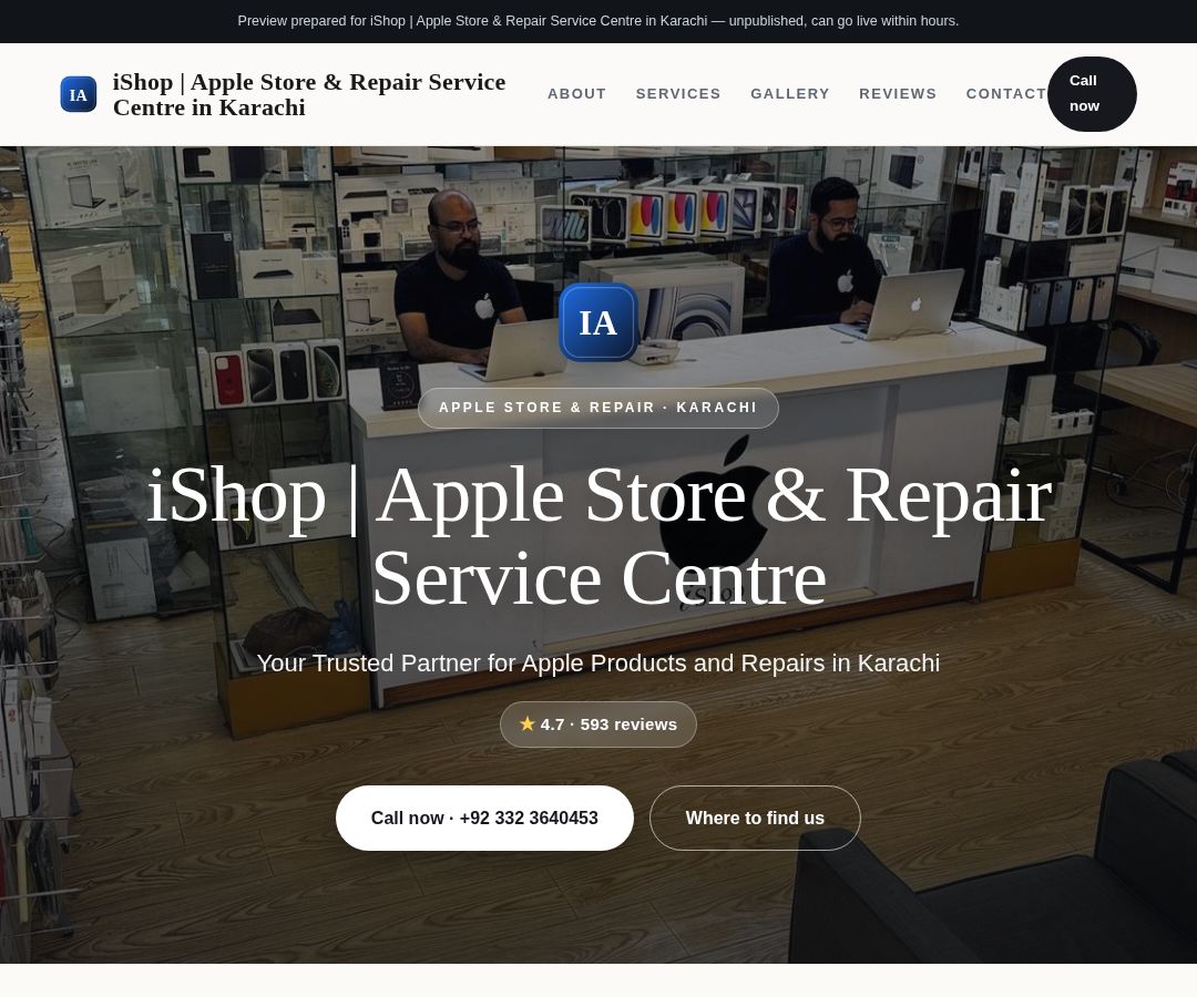 iShop | Apple Store & Repair Service Centre in Karachi