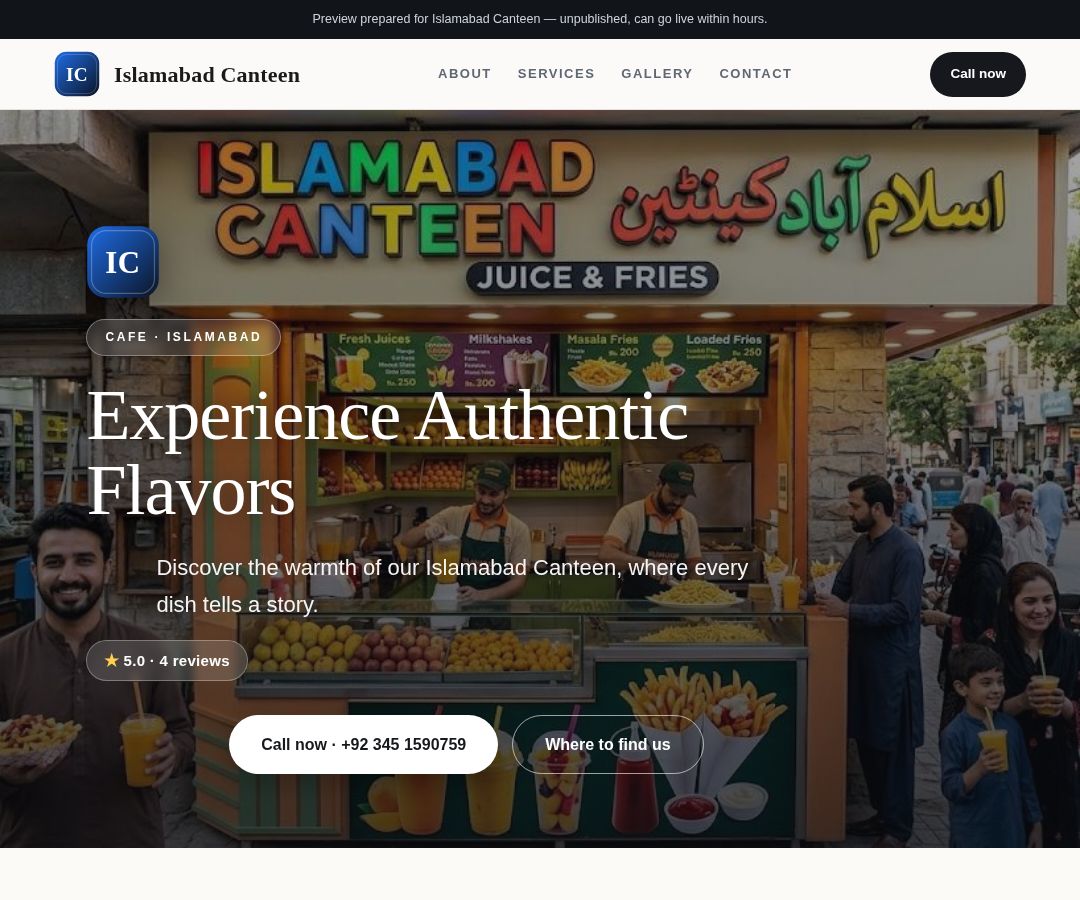 Islamabad Canteen