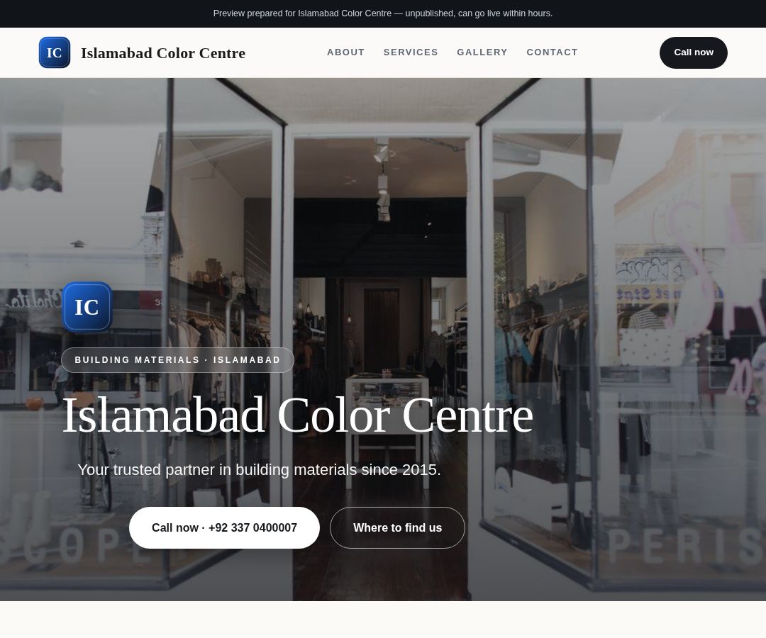 Islamabad Color Centre