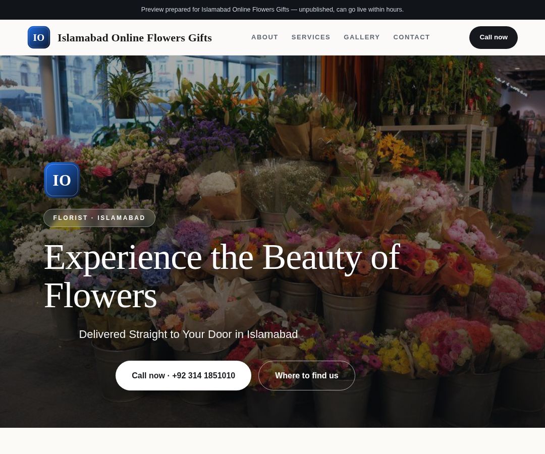 Islamabad Online Flowers Gifts