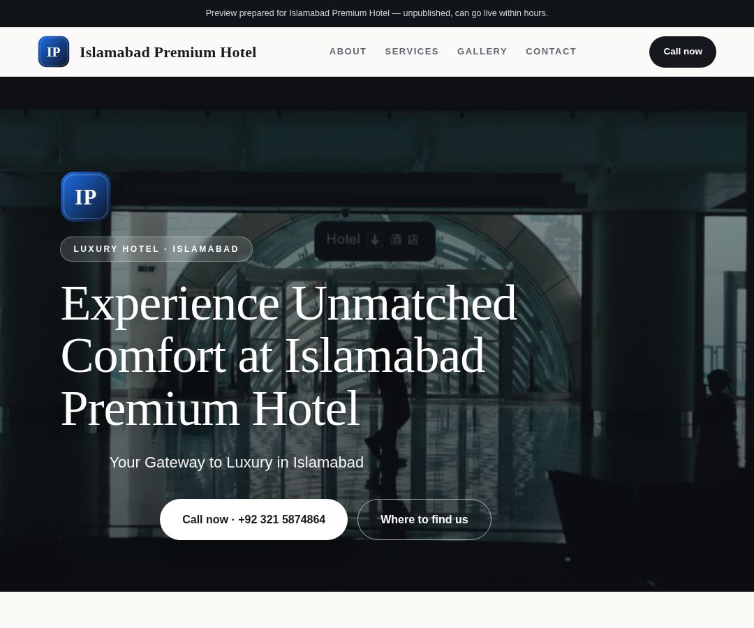 Islamabad Premium Hotel