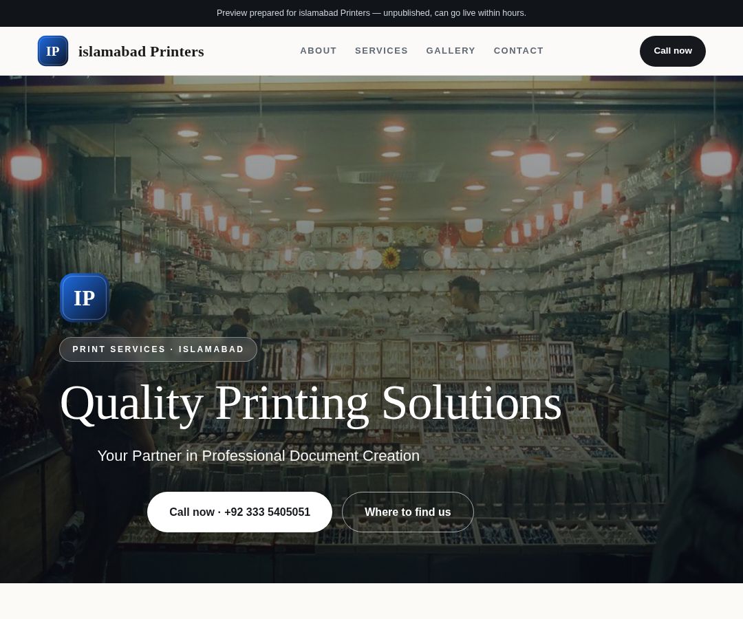 islamabad Printers