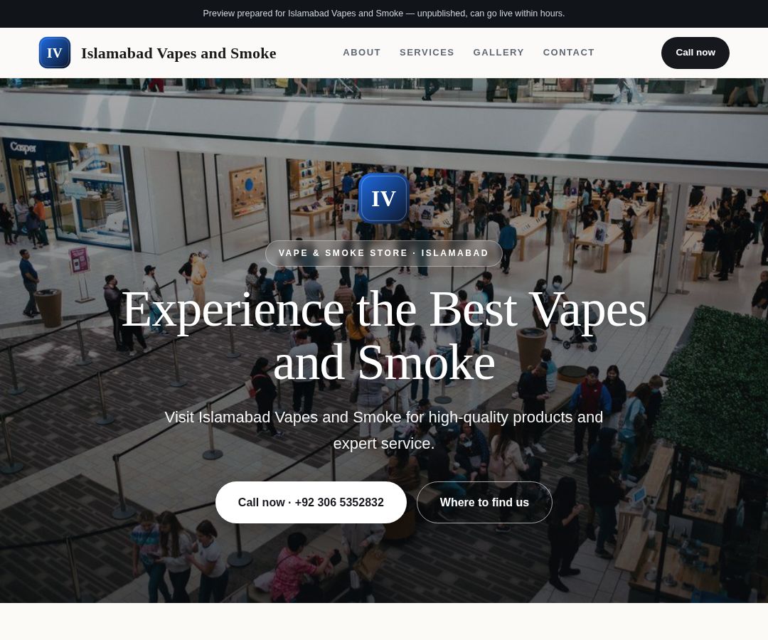 Islamabad Vapes and Smoke