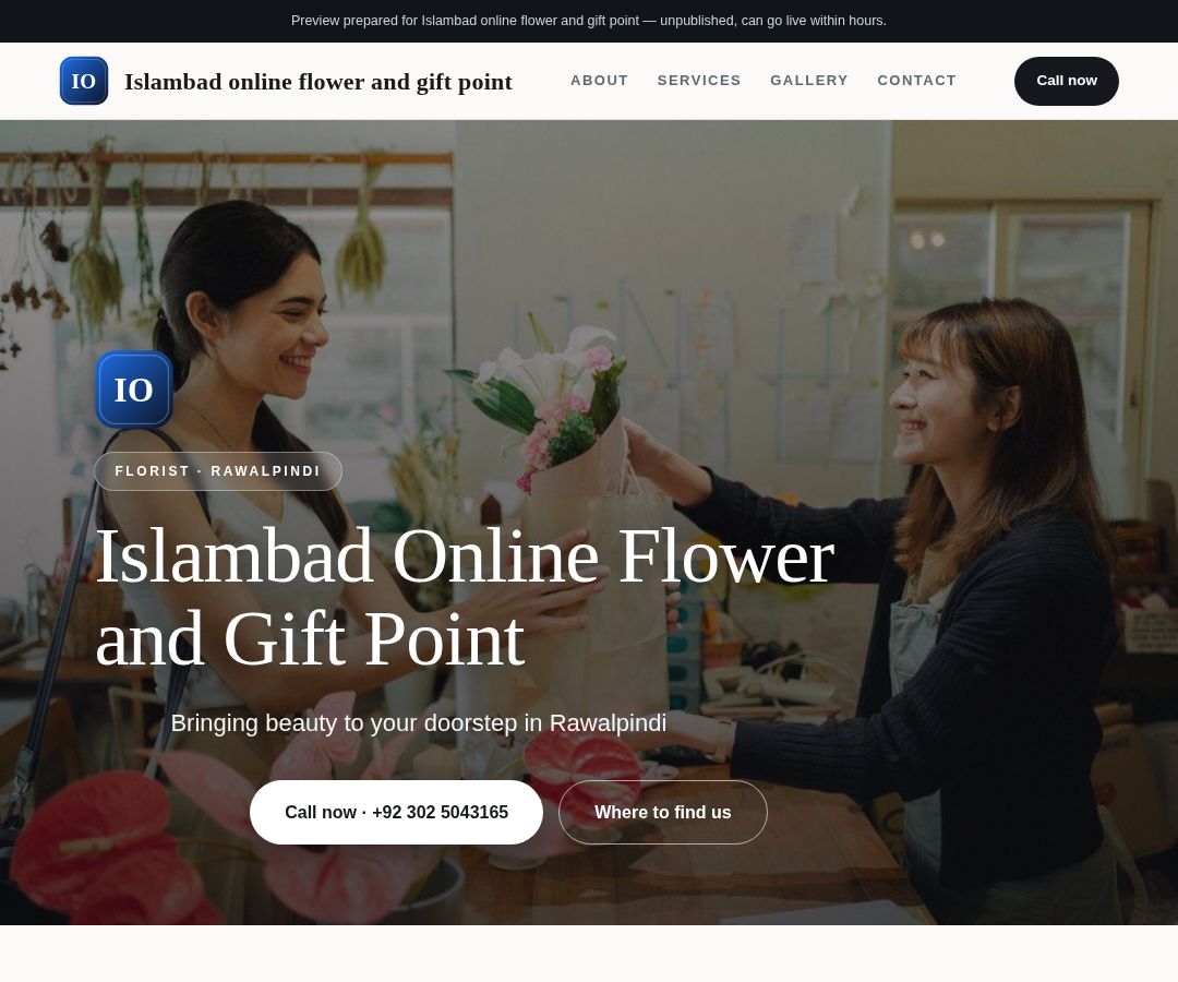 Islambad online flower and gift point