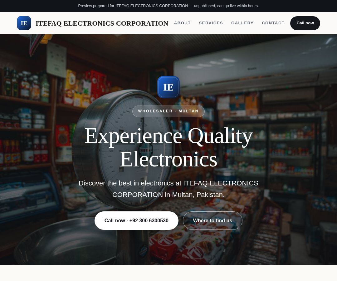 ITEFAQ ELECTRONICS CORPORATION