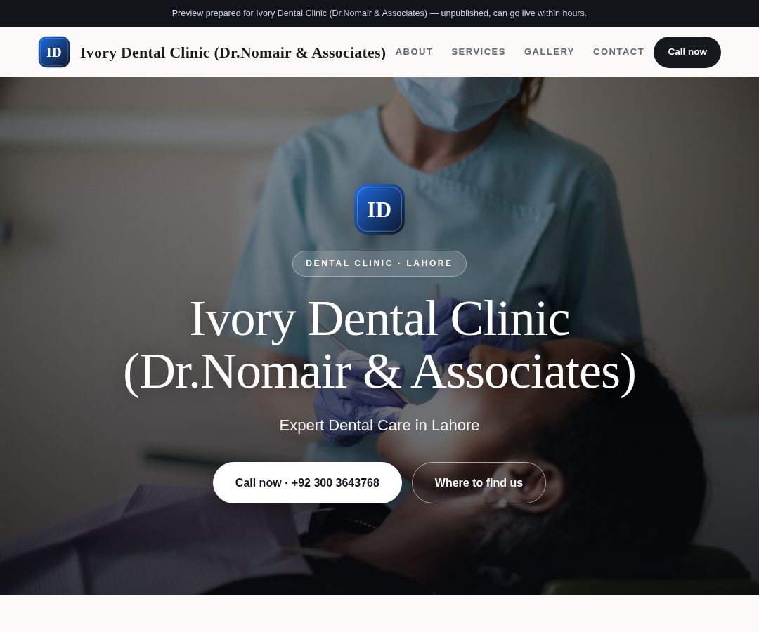 Ivory Dental Clinic (Dr.Nomair & Associates)