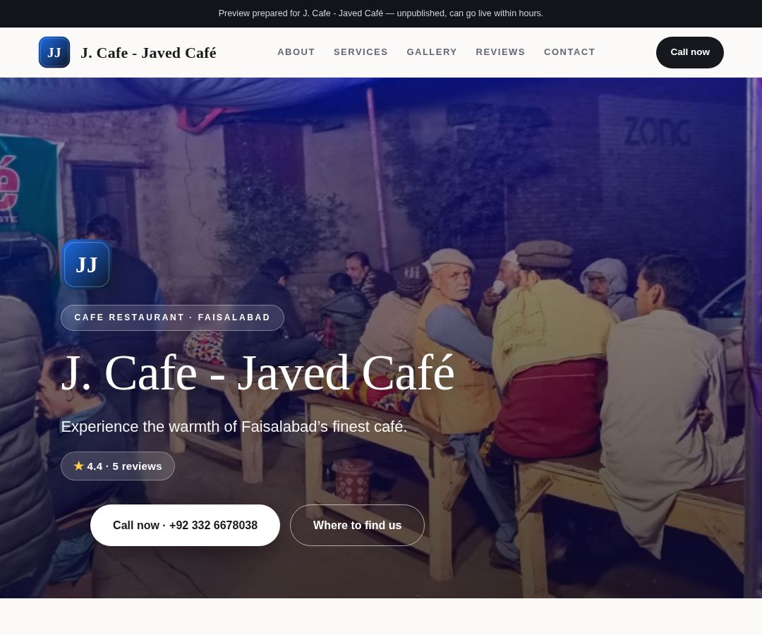 J. Cafe - Javed Café
