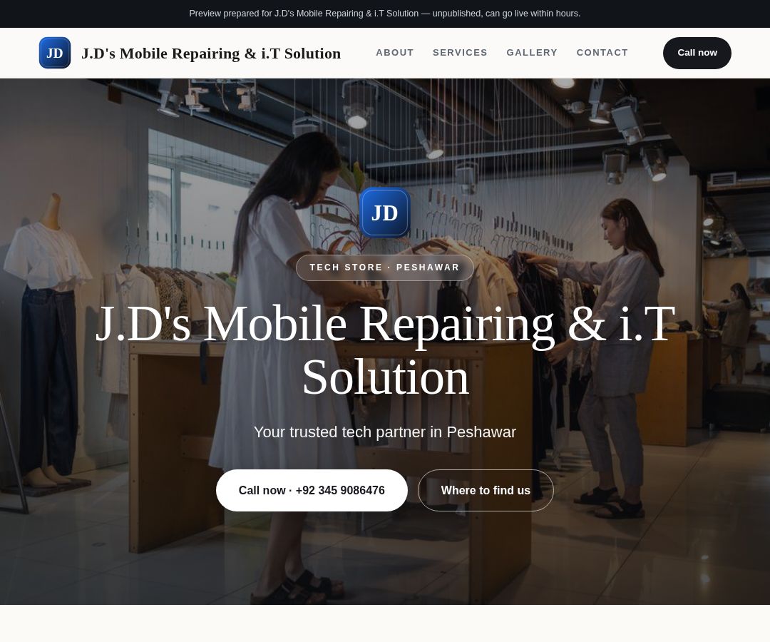 J.D's Mobile Repairing & i.T Solution