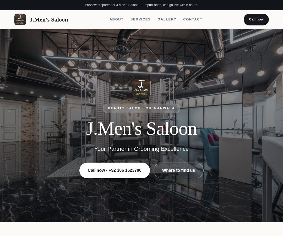 J.Men's Saloon