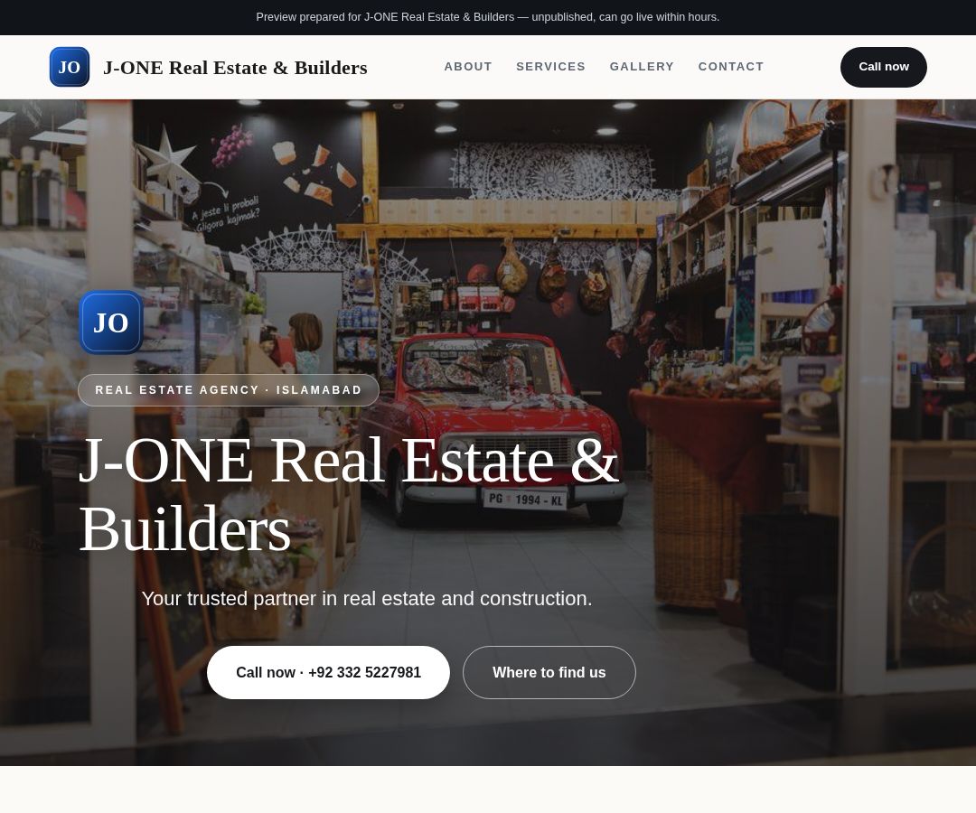 J-ONE Real Estate & Builders