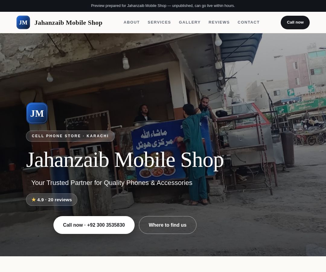 Jahanzaib Mobile Shop
