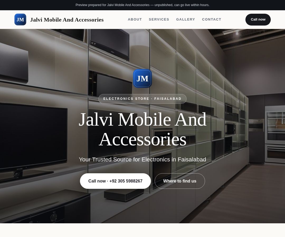 Jalvi Mobile And Accessories