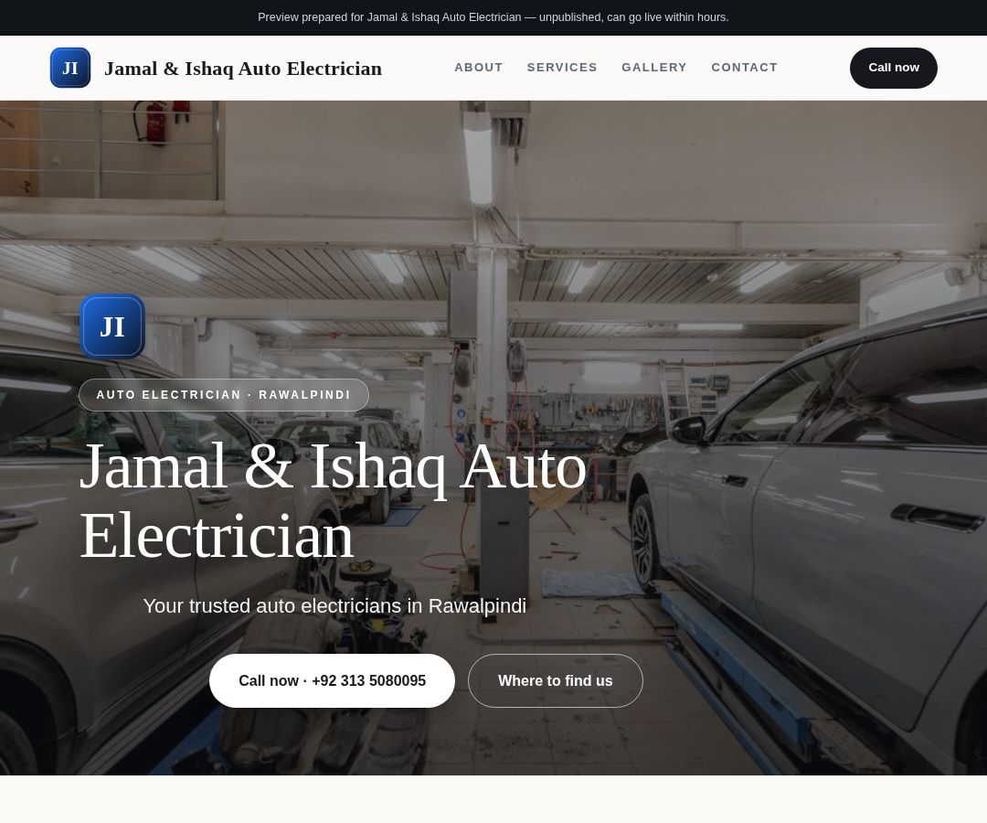 Jamal & Ishaq Auto Electrician