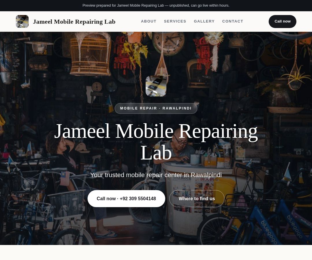 Jameel Mobile Repairing Lab