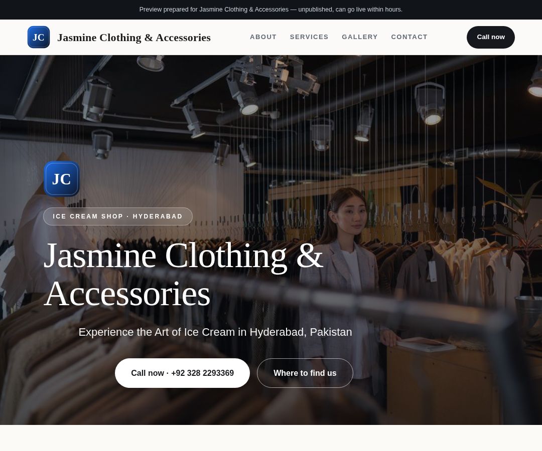 Jasmine Clothing & Accessories