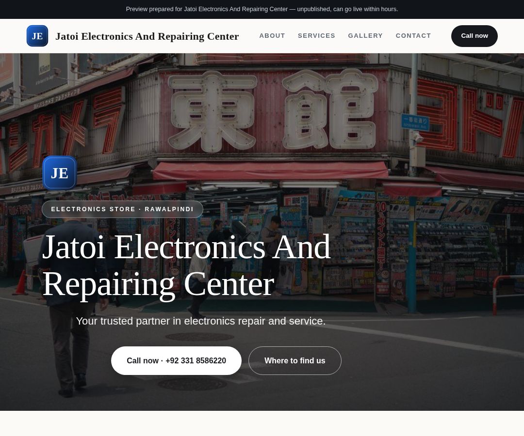 Jatoi Electronics And Repairing Center
