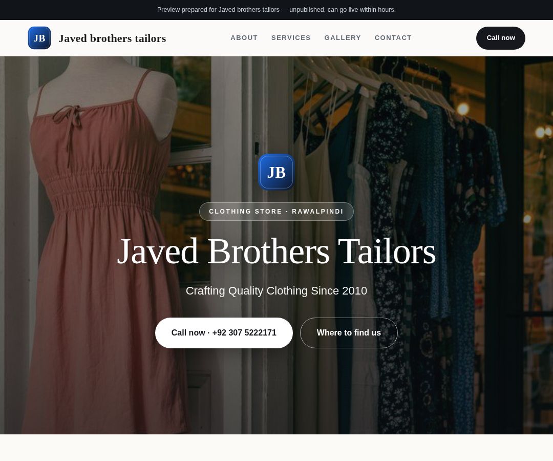 Javed brothers tailors