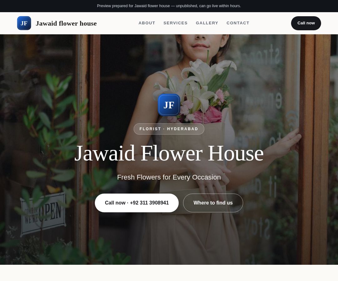 Jawaid flower house