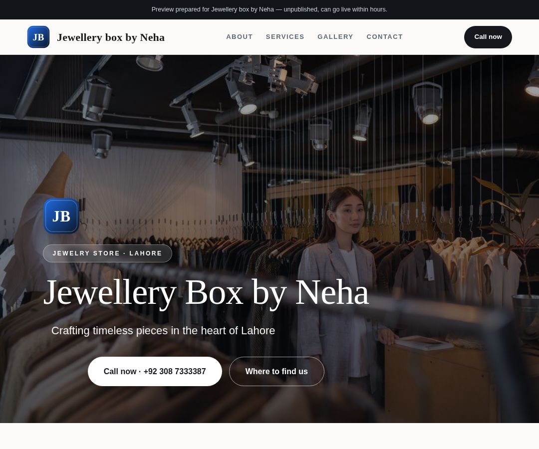 Jewellery box by Neha